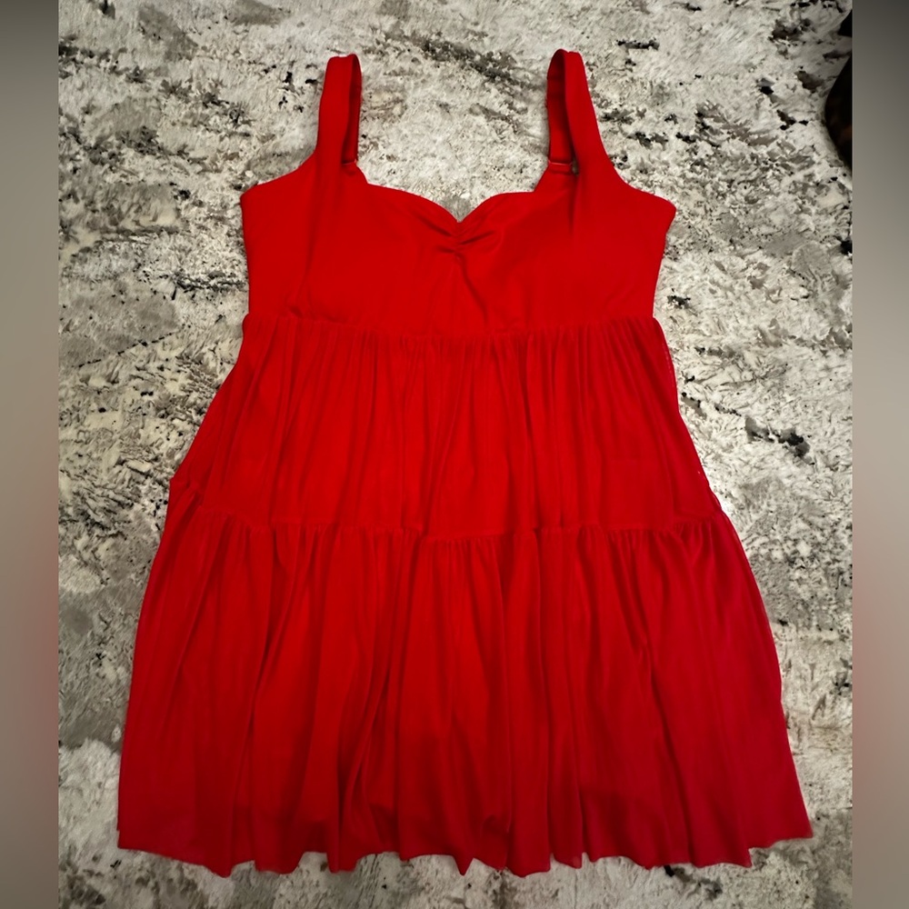 Target Red Midi Dress